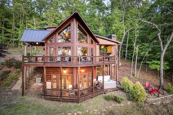 1.5 Acres of Residential Land with Home for Sale in Mineral Bluff, Georgia