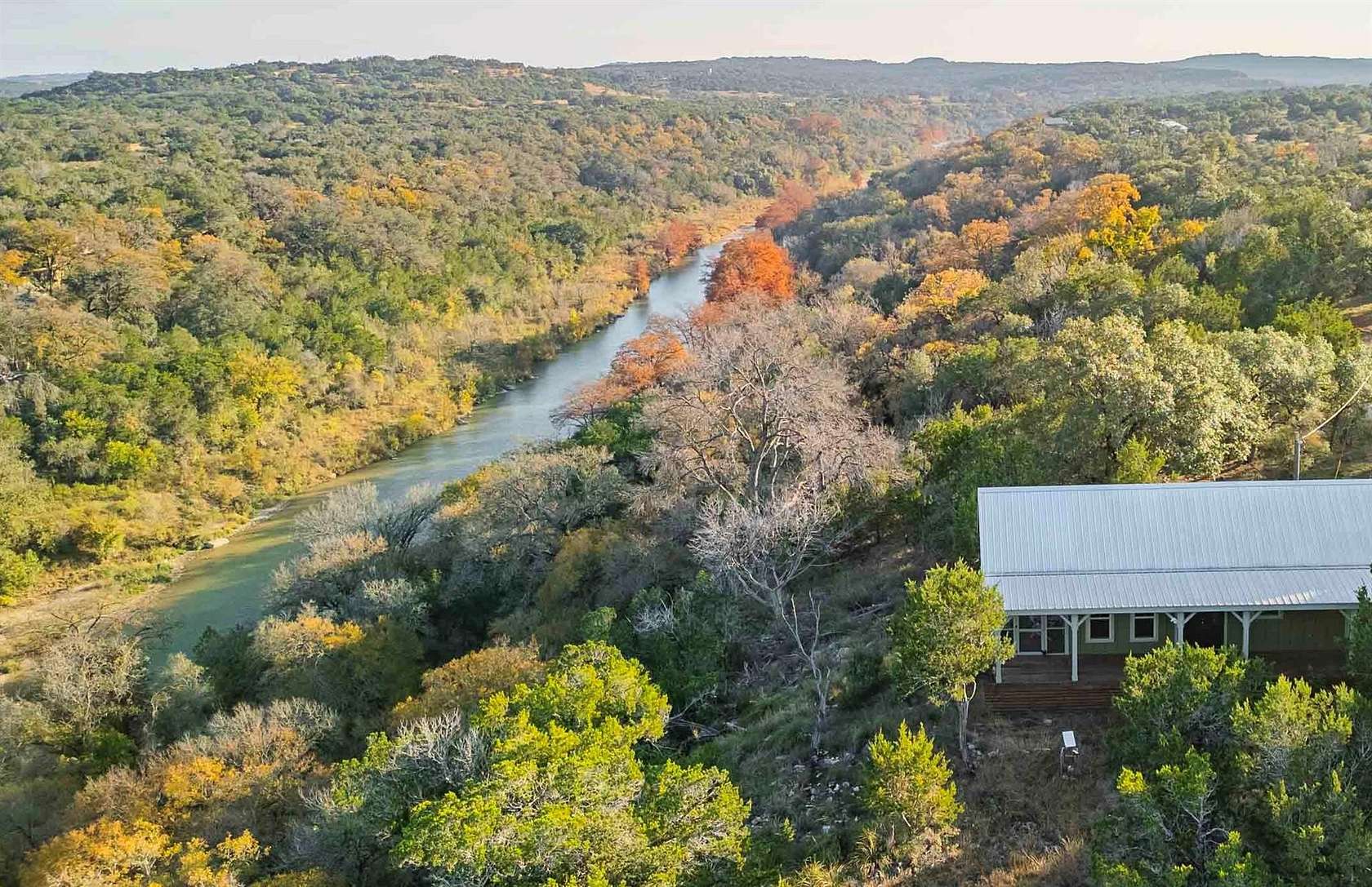 25.2 Acres of Recreational Land with Home for Sale in Round Mountain, Texas