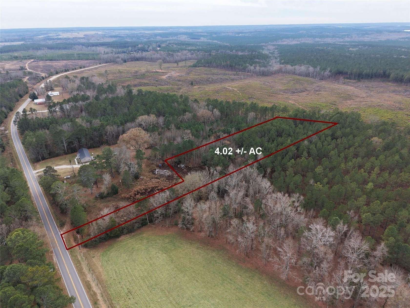 4 Acres of Residential Land for Sale in Peachland, North Carolina