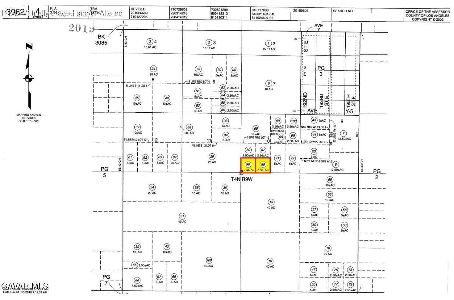 5 Acres of Land for Sale in Llano, California