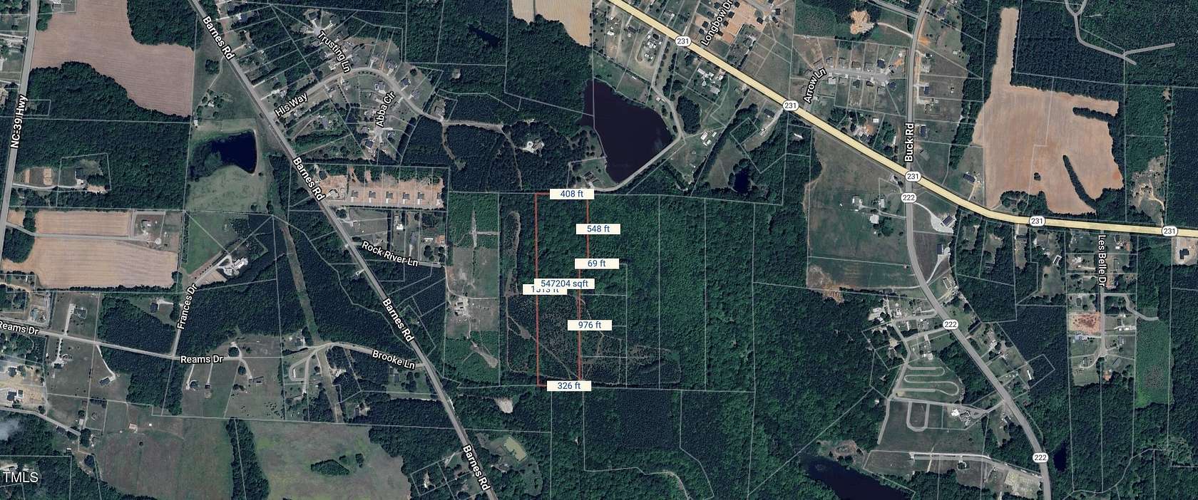 12.8 Acres of Land for Sale in Middlesex, North Carolina