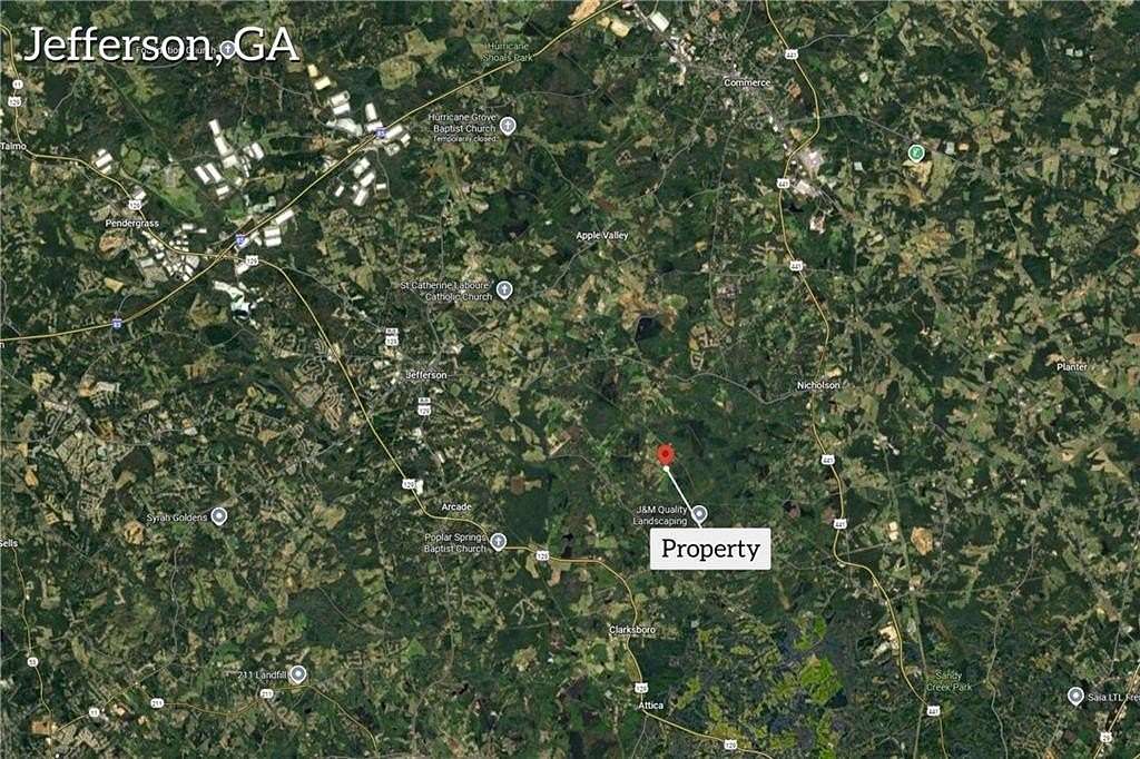 9.56 Acres of Residential Land for Sale in Jefferson, Georgia