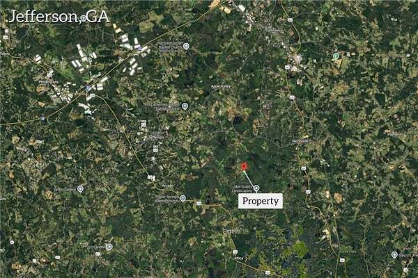 9.56 Acres of Residential Land for Sale in Jefferson, Georgia