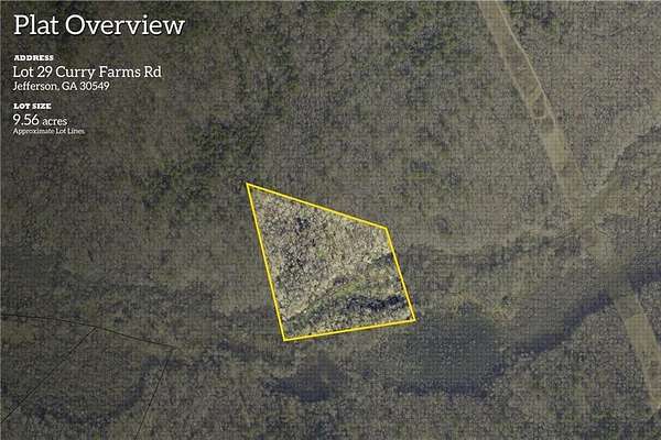 9.56 Acres of Residential Land for Sale in Jefferson, Georgia