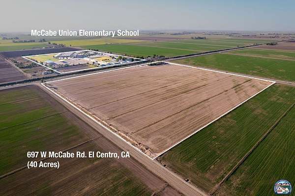 40 Acres of Agricultural Land for Sale in El Centro, California