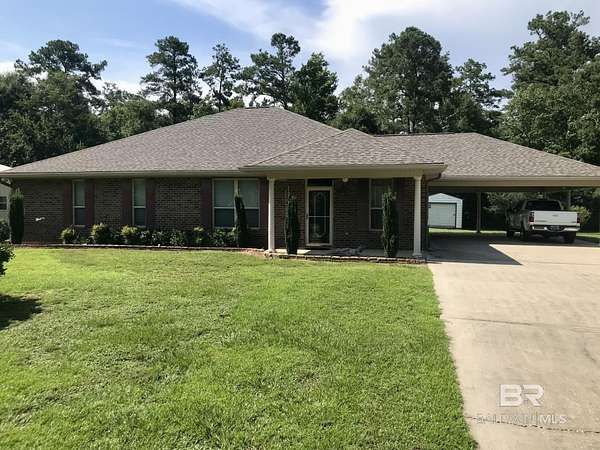 2 Acres of Residential Land with Home for Lease in Stockton, Alabama