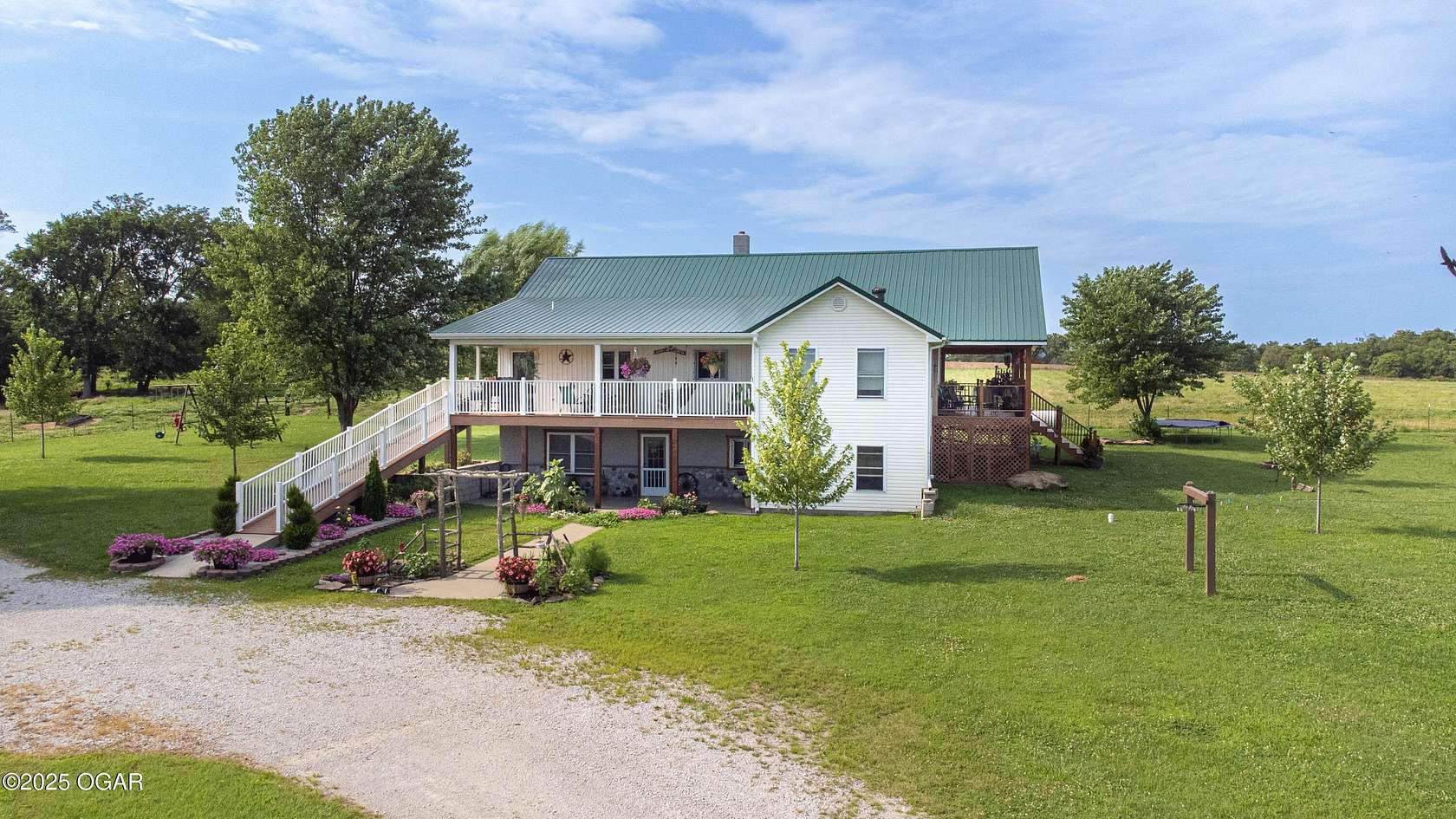 57 Acres of Land with Home for Sale in Lamar, Missouri