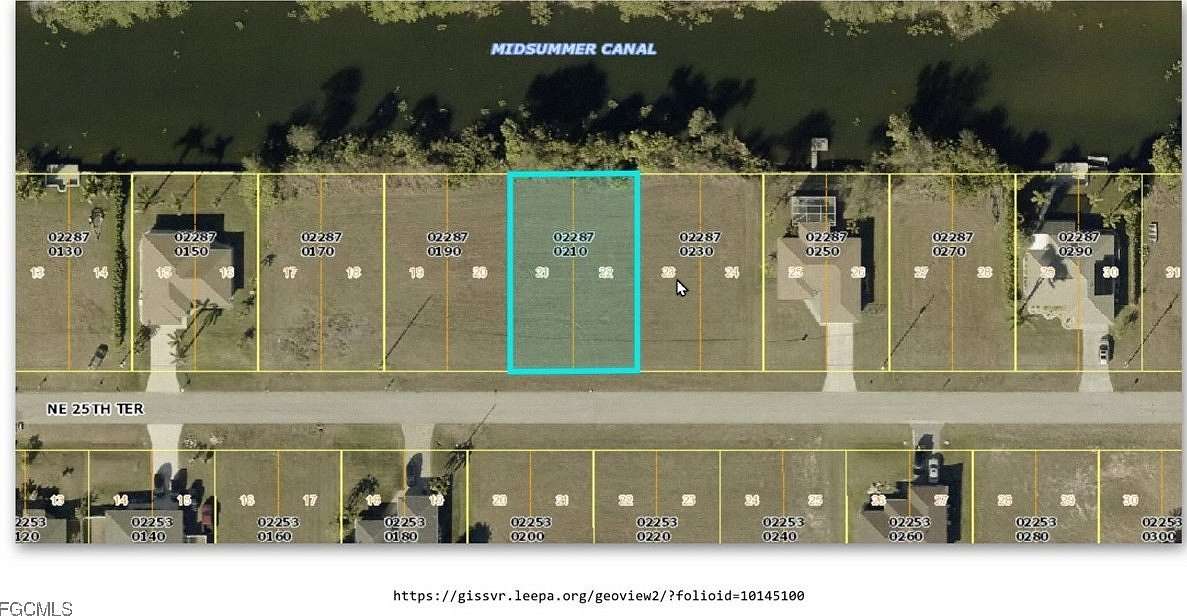 0.23 Acres of Land for Sale in Cape Coral, Florida