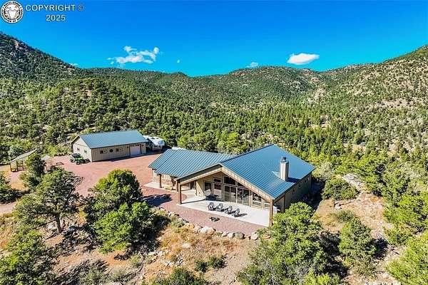 35 Acres of Recreational Land with Home for Sale in Cotopaxi, Colorado
