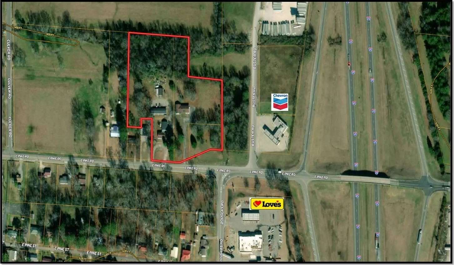 6.9 Acres of Commercial Land for Sale in Falkville, Alabama