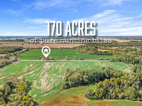 170 Acres of Agricultural Land with Home for Sale in Hudson, Michigan