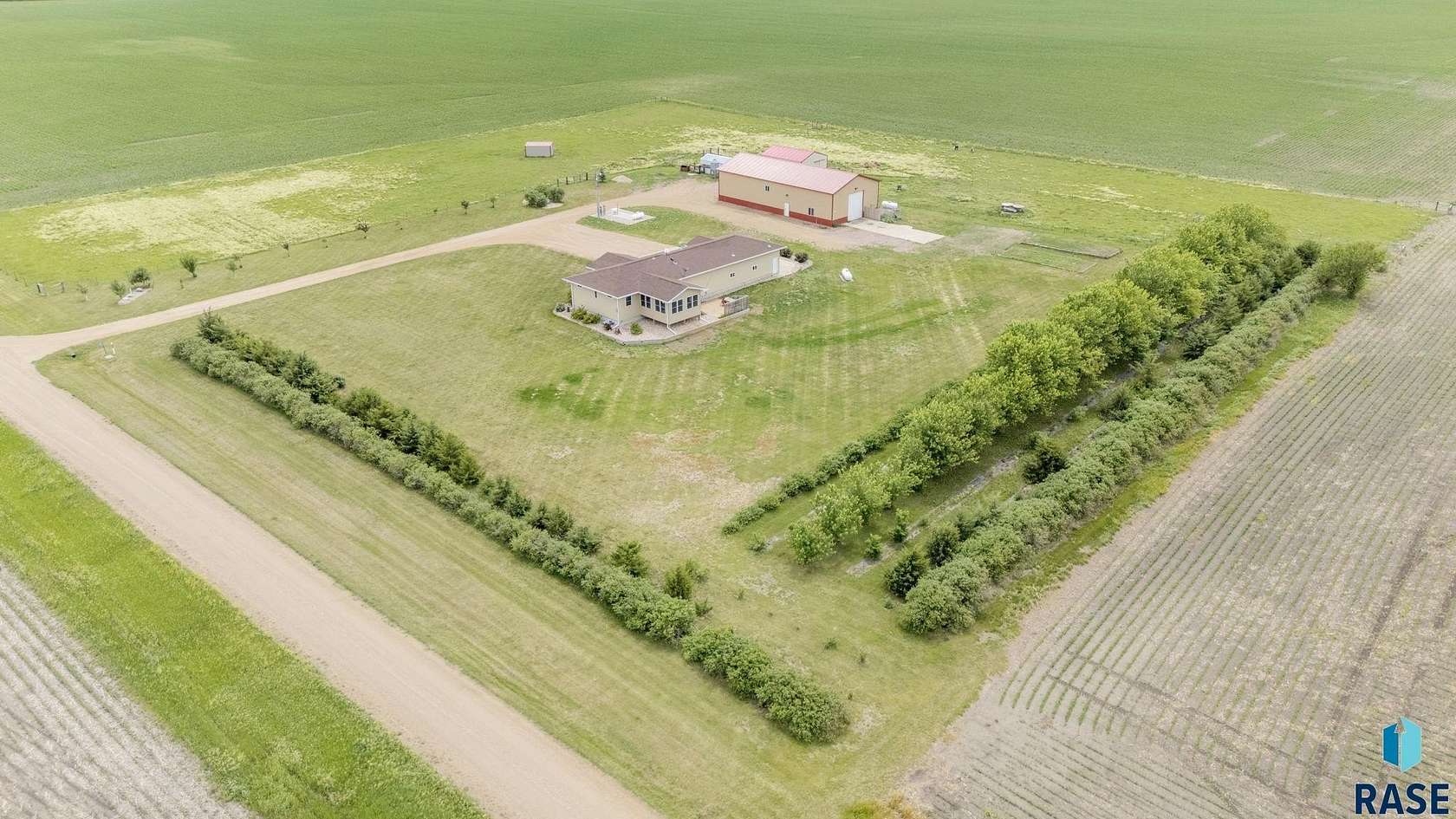 7 Acres of Residential Land with Home for Sale in Canistota, South Dakota