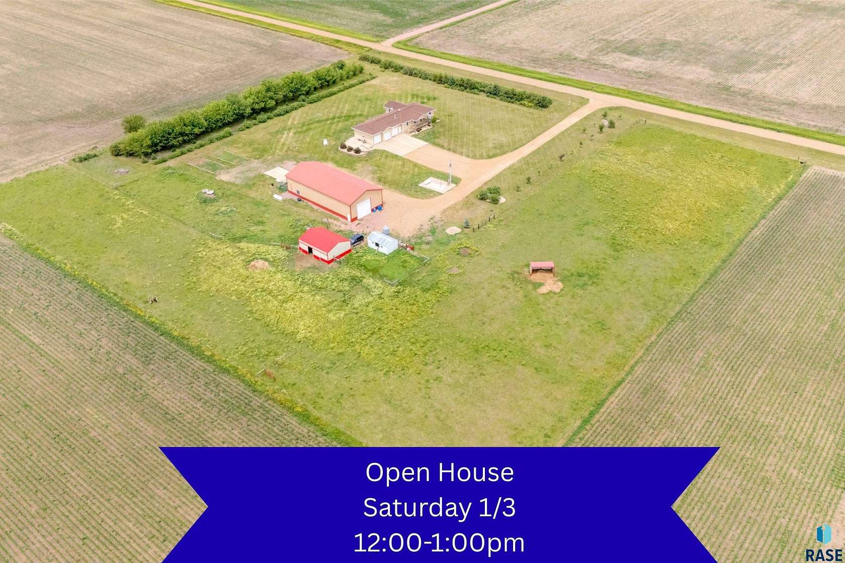 7 Acres of Residential Land with Home for Sale in Canistota, South Dakota