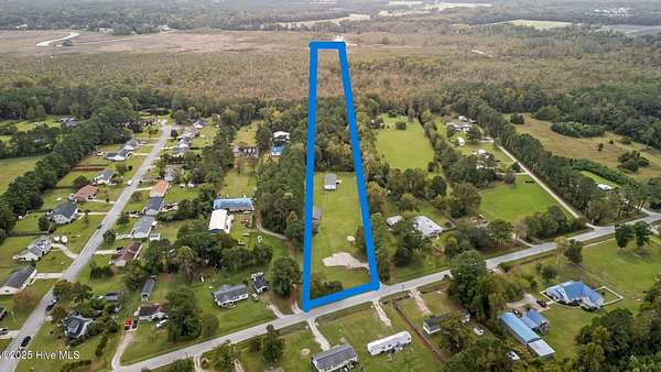 21.5 Acres of Land with Home for Sale in Newport, North Carolina