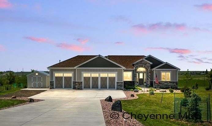 4.4 Acres of Land with Home for Sale in Cheyenne, Wyoming