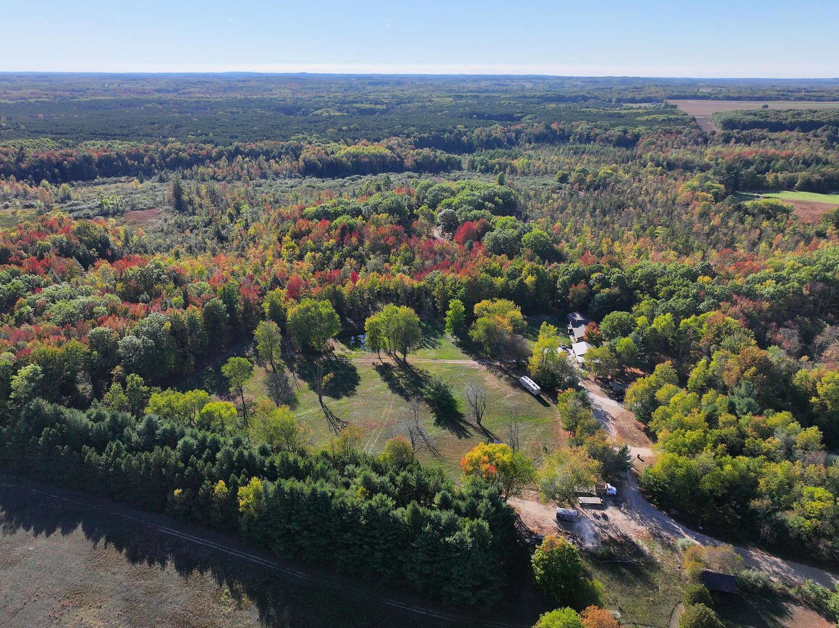 80 Acres of Recreational Land with Home for Sale in Walkerville, Michigan