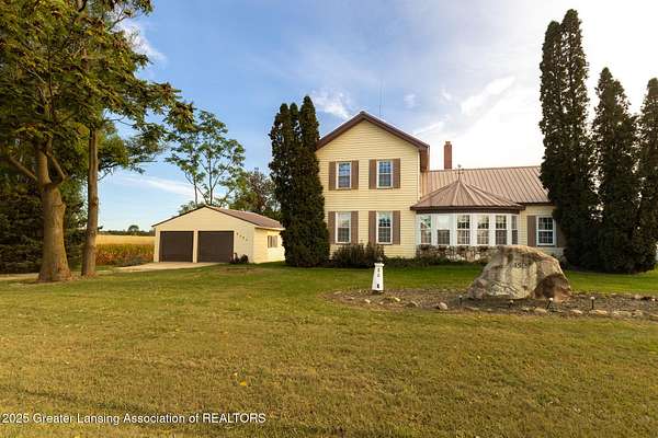 10 Acres of Land with Home for Sale in Byron, Michigan