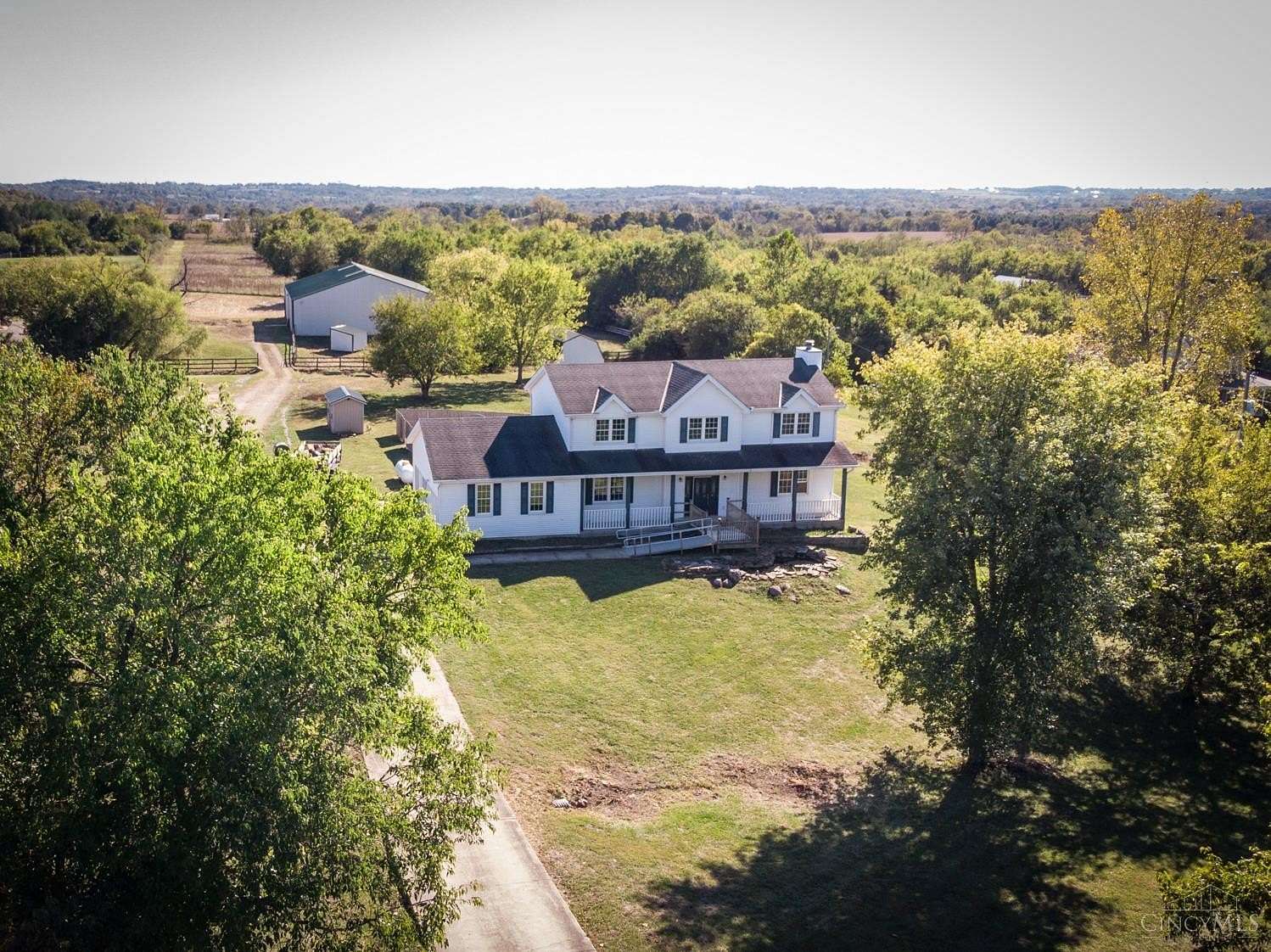 10.3 Acres of Land with Home for Sale in Milford Township, Ohio