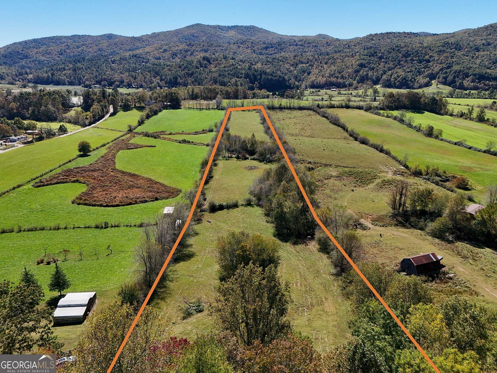 10.8 Acres of Agricultural Land for Sale in Rabun Gap, Georgia