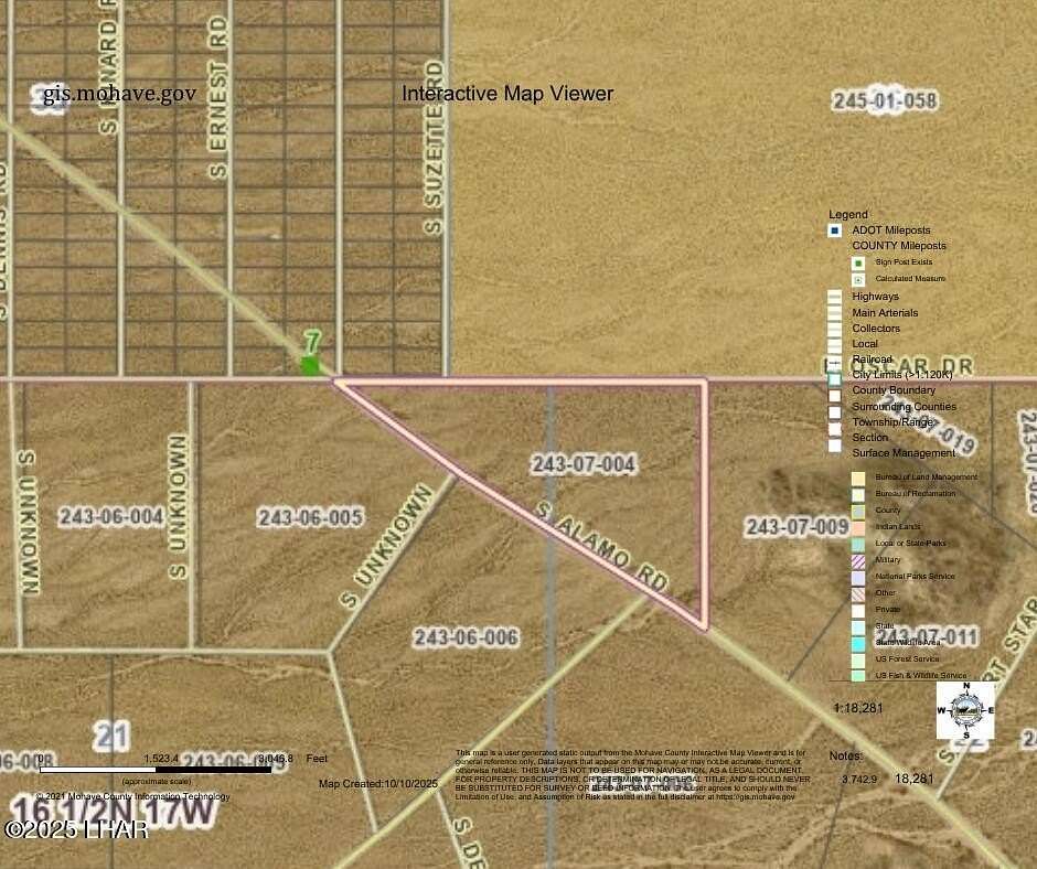 39 Acres of Land for Sale in Yucca, Arizona