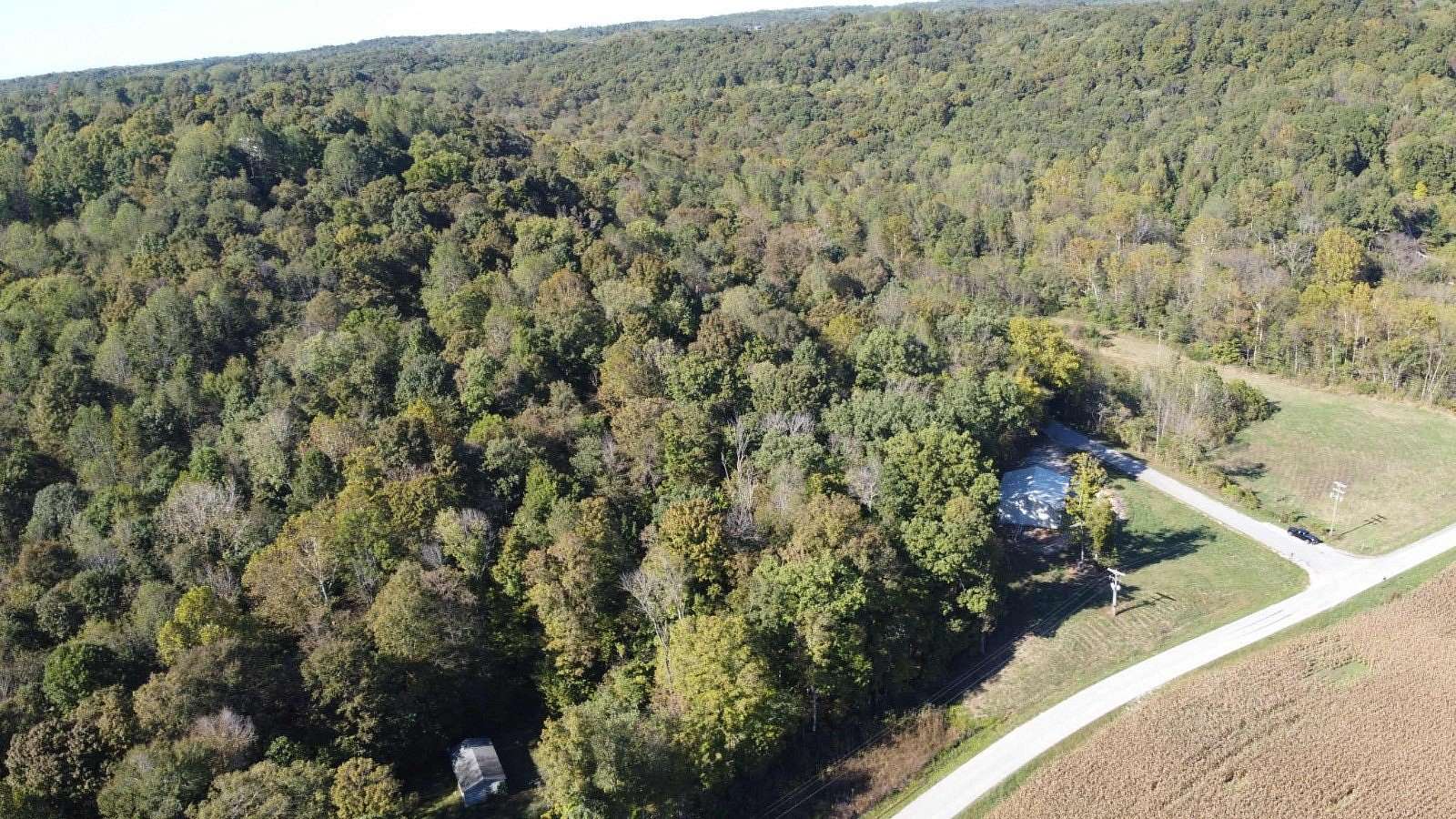 6.5 Acres of Residential Land with Home for Sale in Cannelton, Indiana