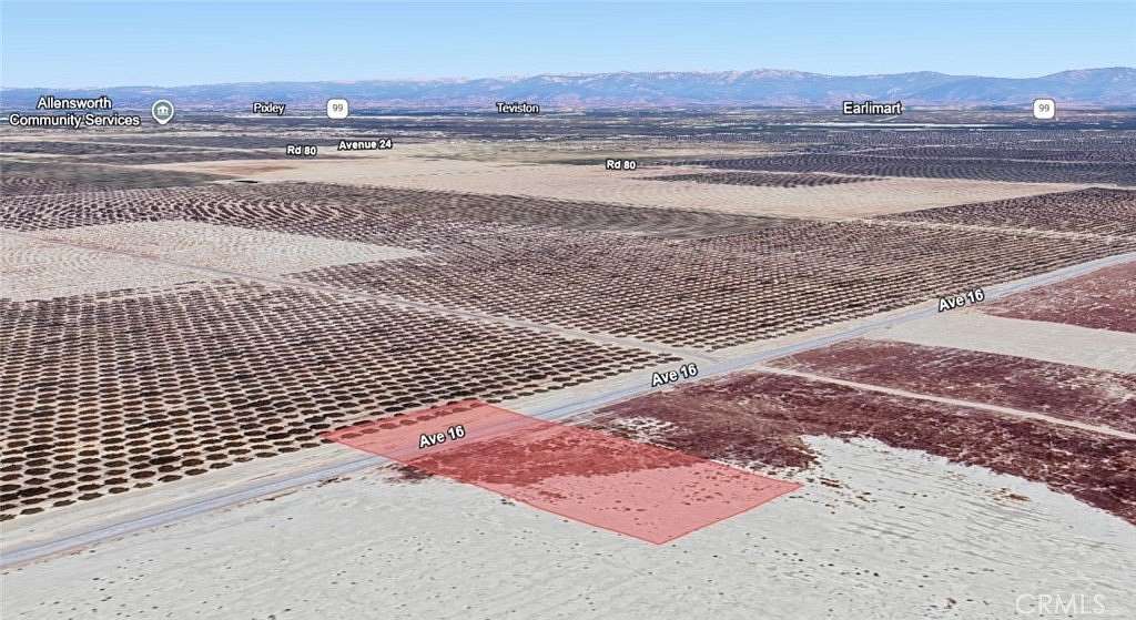 1 Acre of Land for Sale in Allensworth, California