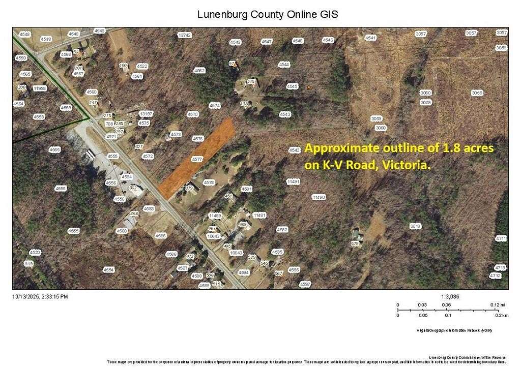 1.8 Acres of Residential Land for Sale in Victoria, Virginia
