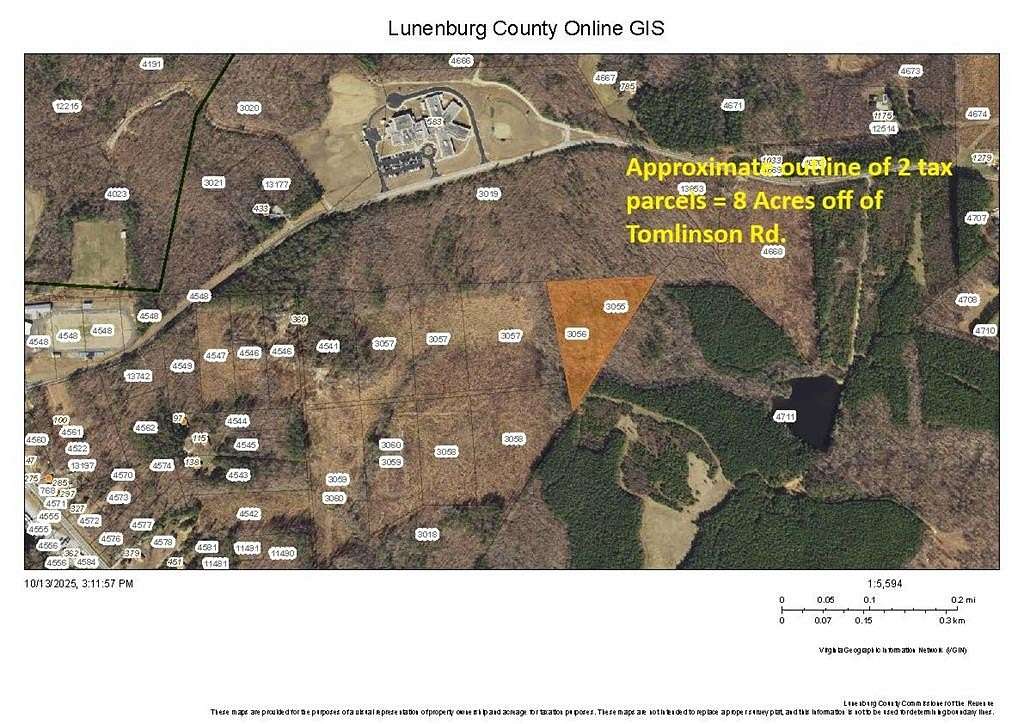 8 Acres of Residential Land for Sale in Victoria, Virginia
