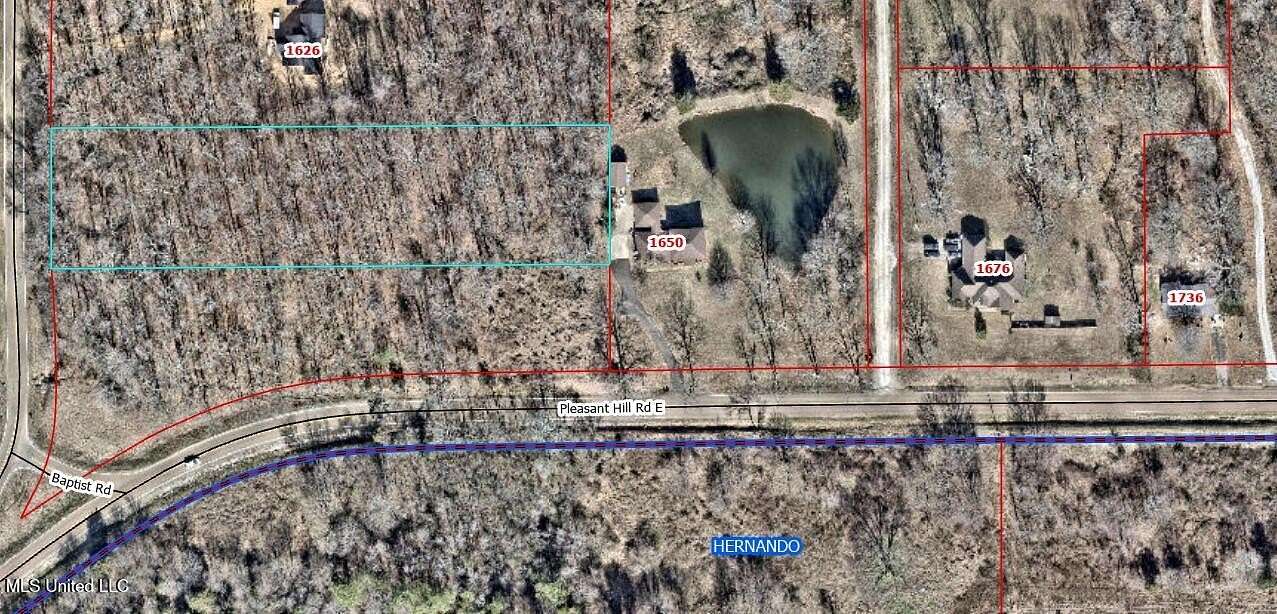 2.1 Acres of Residential Land for Sale in Nesbit, Mississippi