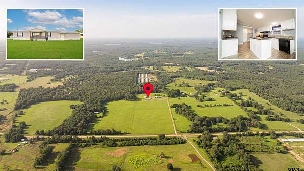 46 Acres of Land with Home for Sale in Hughes Springs, Texas