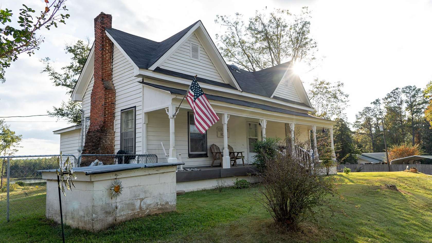 36 Acres of Recreational Land with Home for Sale in Weogufka, Alabama