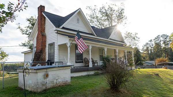 36 Acres of Recreational Land with Home for Sale in Weogufka, Alabama