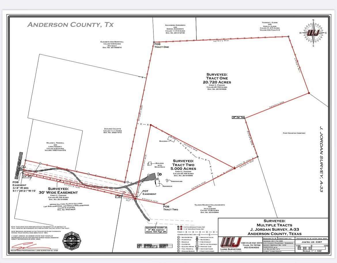 20.7 Acres of Recreational & Residential Land for Sale in Palestine, Texas