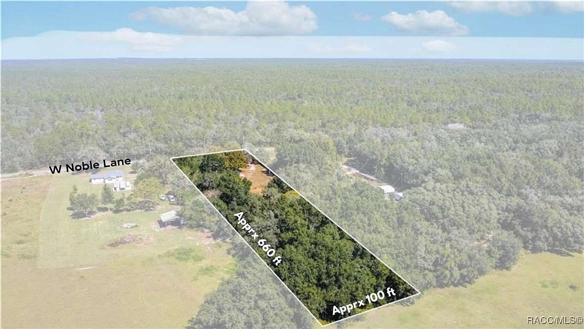 2.56 Acres of Residential Land for Sale in Lecanto, Florida