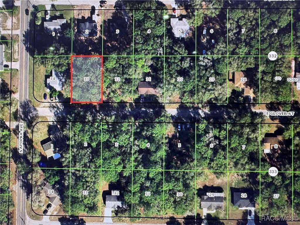 0.22 Acres of Residential Land for Sale in Inverness, Florida