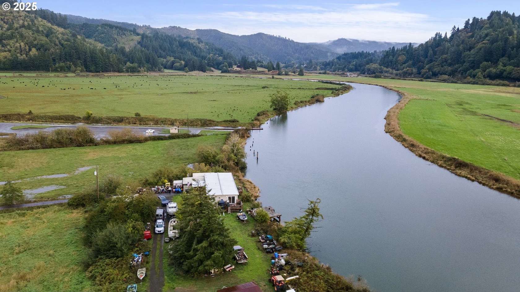 4.46 Acres of Land with Home for Sale in Coos Bay, Oregon