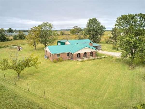 20.1 Acres of Land with Home for Sale in Copan, Oklahoma