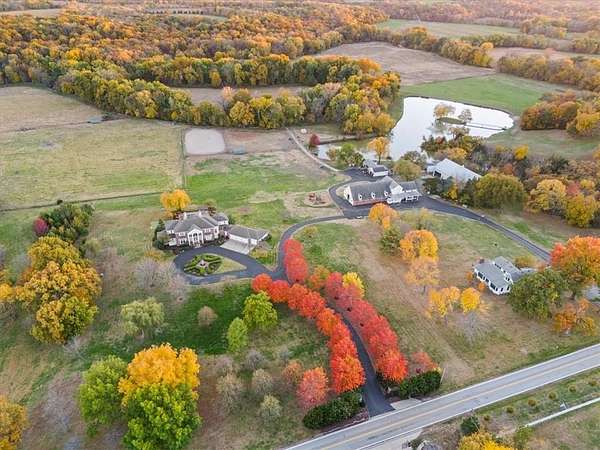 40 Acres of Agricultural Land with Home for Sale in Stilwell, Kansas