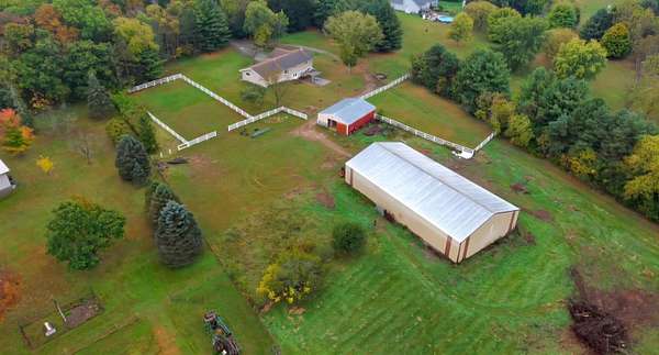5.33 Acres of Land with Home for Sale in Burlington, Wisconsin