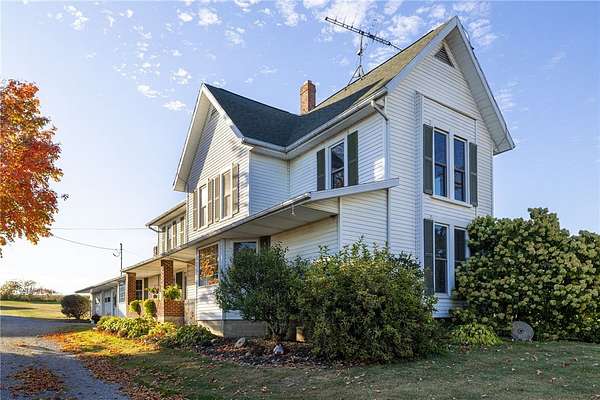 11.1 Acres of Land with Home for Sale in Perry, New York