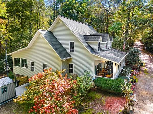 11.2 Acres of Land with Home for Sale in Murphy, North Carolina