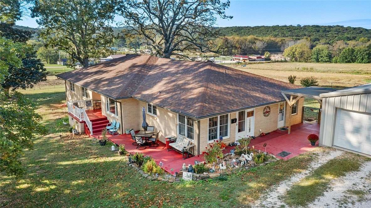10 Acres of Recreational Land with Home for Sale in Prairie Grove, Arkansas