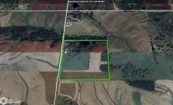 39 Acres of Agricultural Land with Home for Auction in Garwin, Iowa
