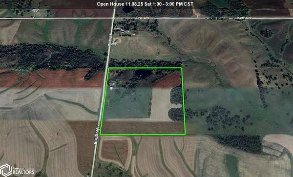 39 Acres of Agricultural Land with Home for Sale in Garwin, Iowa