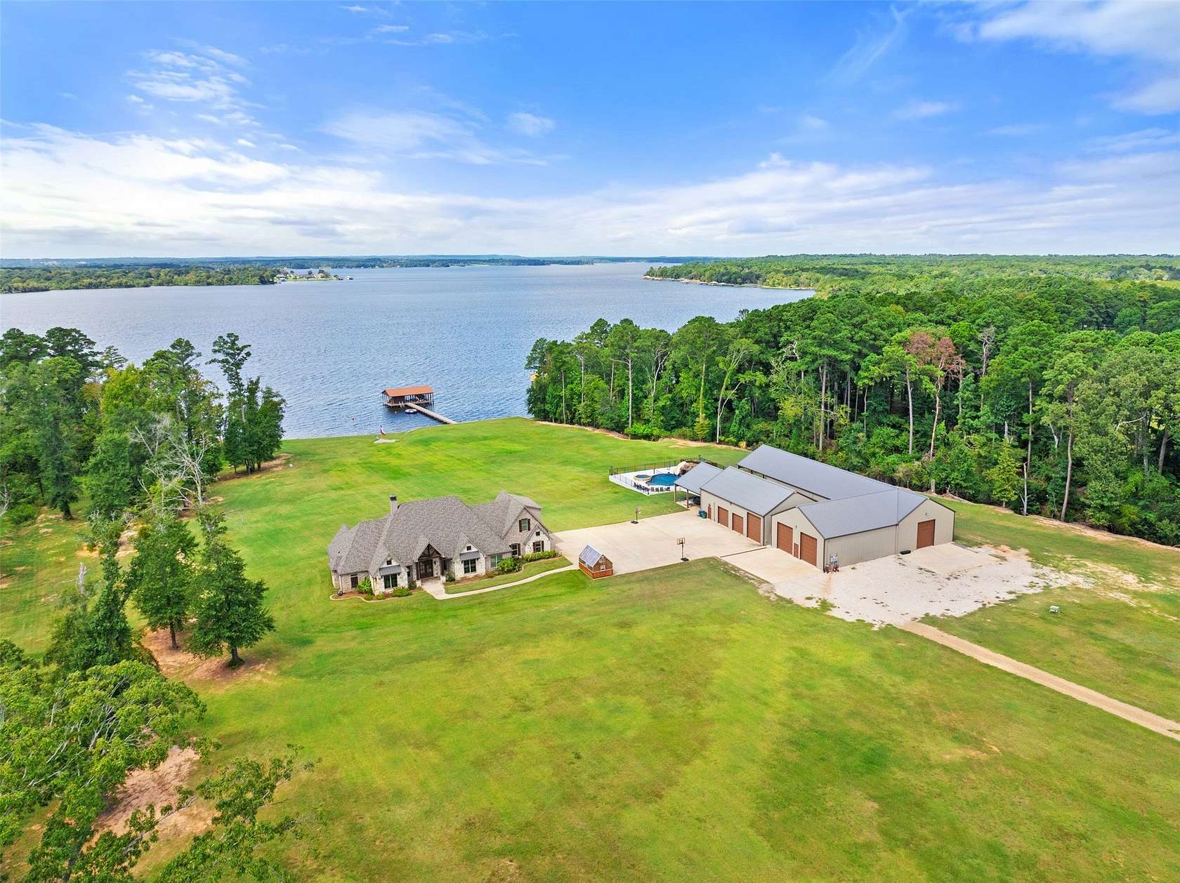 72 Acres of Recreational Land with Home for Sale in Bullard, Texas