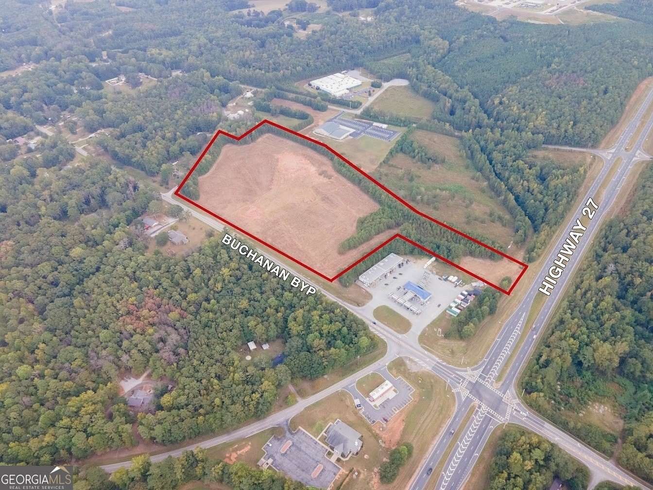 19.2 Acres of Commercial Land for Sale in Buchanan, Georgia