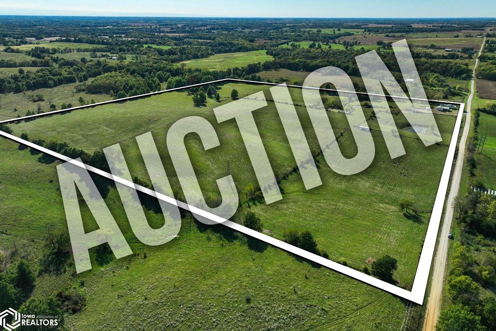 39 Acres of Agricultural Land with Home for Auction in Marceline, Missouri