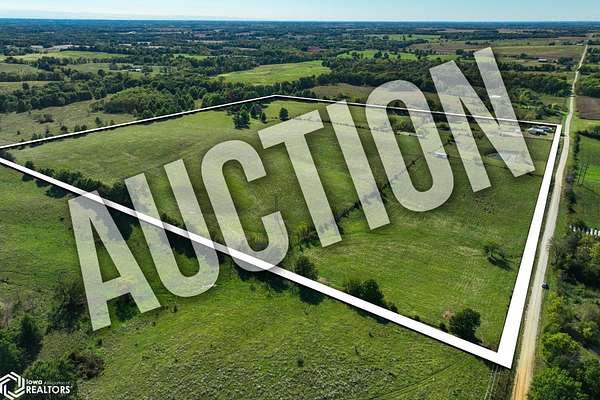 39 Acres of Agricultural Land with Home for Auction in Marceline, Missouri