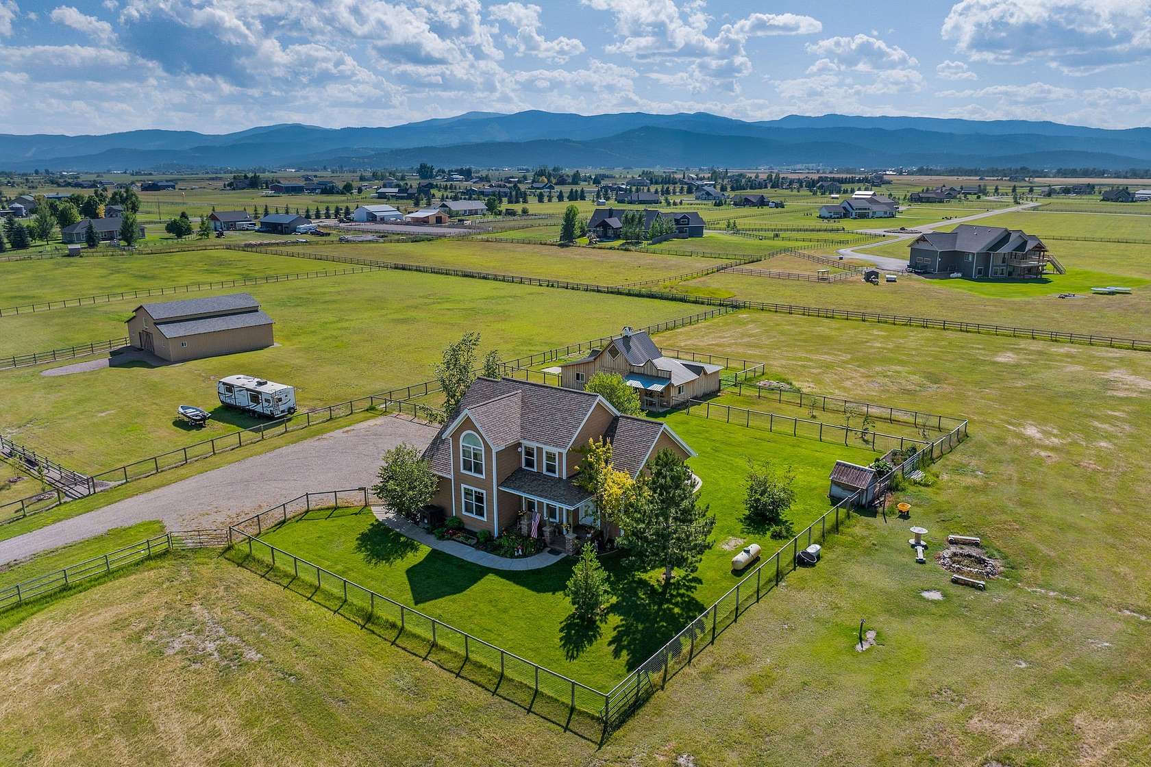 4.55 Acres of Residential Land with Home for Sale in Kalispell, Montana