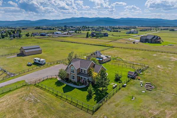 4.55 Acres of Residential Land with Home for Sale in Kalispell, Montana